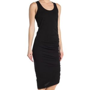 NWT Veronica Beard Decker Ruched Midi Dress
